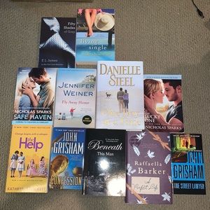 Brand new book lot. 11 books total